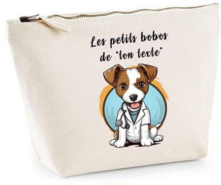 Trousse personnalisable | Pochette bobo | Chien | Vétérinaire | Premier secours | Soins