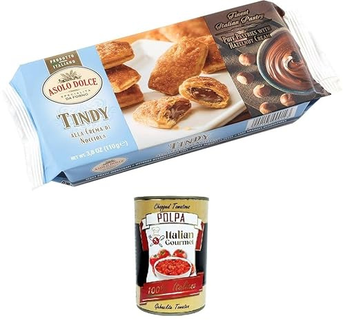 Tindy Ripieni Nocciola, merendine con crema Haselnussfüllung 8 x 110g | Weiche Küchlein für süße Pausen, dolce snack da condividere a colazione o unterwegs, Gesamtnettogewicht 880 g