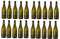 mille idee 20 bottiglia emiliana per vino spumante in vetro 750 ml con 100 tappi a corona