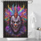PAZZK Joker Duschvorhang,Waschbar Shower Curtains, Wasserabweisend Badevorhang,Duschvorhänge Textil Aus Polyester Mit 12 Duschvorhangringen 48x72Inch（122x183cm）