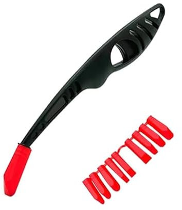GERUI Lot de 3 lisseurs de joints en silicone - Extracteur de joints en silicone - Lisseur en silicone - Avec 9 formes de joint
