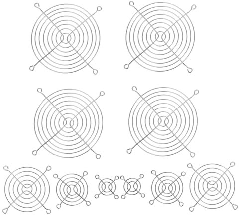 OSALADI 10piezas Rejillas De Ventilador Para Pc Rejillas Antipolvo Para Enfriamiento Desktop y Workstation