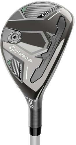 TaylorMade Herren Qi35 Max Lite Rescue Golfschläger, Matt Grau