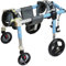 Hunderollstuhl mit 4 Rädern, Mobilitätswagen, verstellbarer Hunderollstuhl, Rollstuhl mit Beinstütze für kleine, mittelgroße und große Hunde, Mobilitätshilfen für die Hinterbeine von Hunden (BLAU, XL)