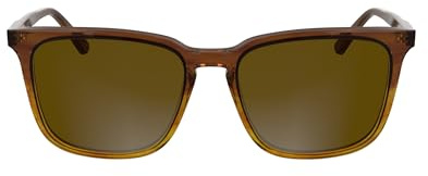 Calvin Klein Men's Sunglasses CK25507S - Striped Brown with Solid Brown Lens