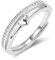 ALEXCRAFT Ring Silber Damen Herzring Verstellbar Stapeln Daumenring Eheringe Silber 925 Verlobungsring Umarmen Ring Engagement Ringe Frauen Promise Band Ring Zirkonia Ring für Damen Schmuck