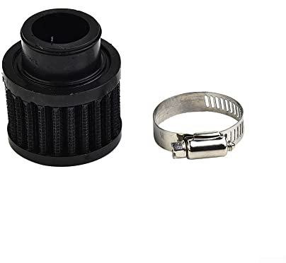 Kit de filtre à air pour moto et voiture - 25 mm - Haut débit - Filtre à air de rechange pour la plupart des voitures, camions, motos