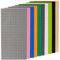 ZENFUN 10 Pack Baseplates Building Plates for Building Bricks, 10'' x 5'', Classic Build Baseplates Compatible with Major Brick Brands