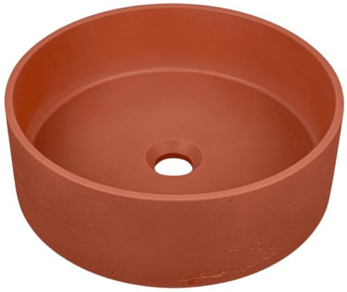 Essebagno Vasque à poser en béton terracotta