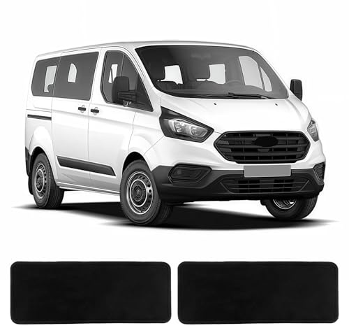 2-TLG Teppiche Einstieg Trittstufen für Ford Transit Custom 2013-2023 | Opaltool Teppiche Fußmatten mit Klebeband
