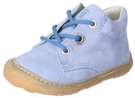 RICOSTA Mädchen und Jungen Stiefel Cory, Kinder Lauflernschuhe, Weite: Weit, lose Einlage, terracare, Klettstiefel, Booties, Cloud (131), 23 EU