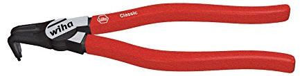 Wiha Sicherungsringzange Classic für Innenringe (Bohrungen) mit abgewinkelter Form (26788) J 31, 225 mm
