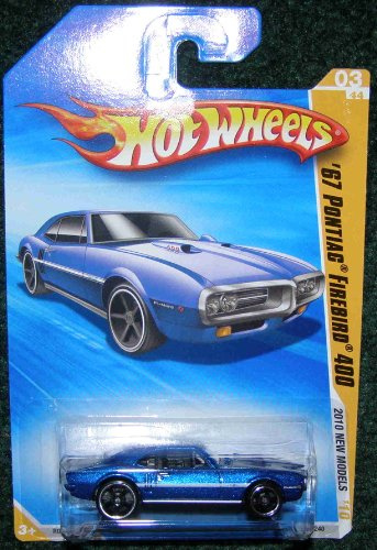 Hot Wheels 2010 NEW MODELS 03/44 BLUE '67 PONTIAC FIREBIRD 400