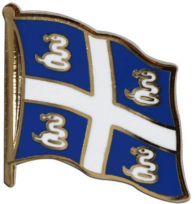 Digni Pin's (épinglette) Drapeau France Martinique - 2 x 2 cm