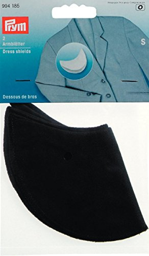 PRYM Armblätter 2er Pack, Farbe: schwarz, Größe: S