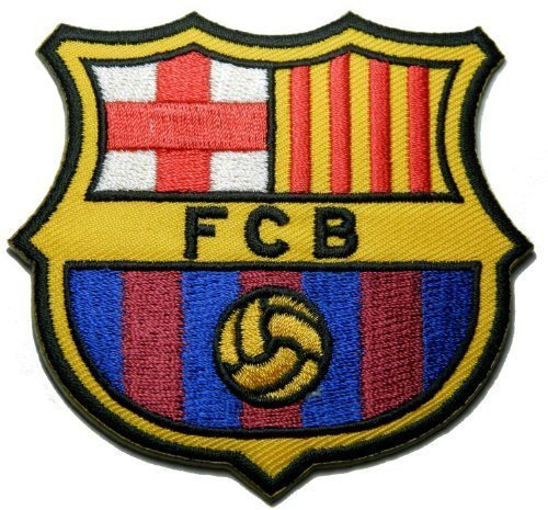 Fc Barcelona Fußball Soccer Futbol Iron on Patch Emblem Logo Applikation