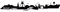 Skyline4u Wandtattoo Stadt Bochum Wandaufkleber 50 x 8cm schwarz