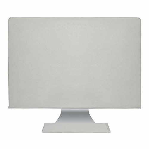 Hermitshell staub und wasserdicht beständige Abdeckung seidig glatte antistatisch mit weichem Samtfutter Schutz hülle Etui für Apple iMac Monitor und Tastatur Farbe: Grau Größe: 21.5