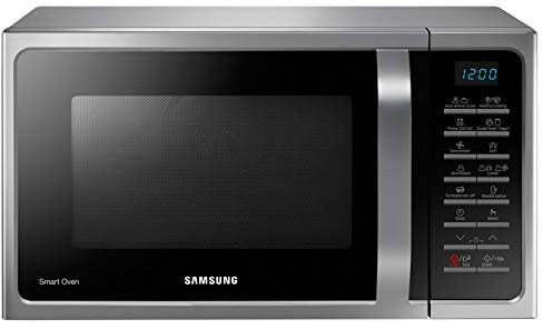 Samsung MC28H5015CS Forno Microonde Grill Combinato, 28 Litri, Smart Oven, 900 W, Grill 1500 W, Argento
