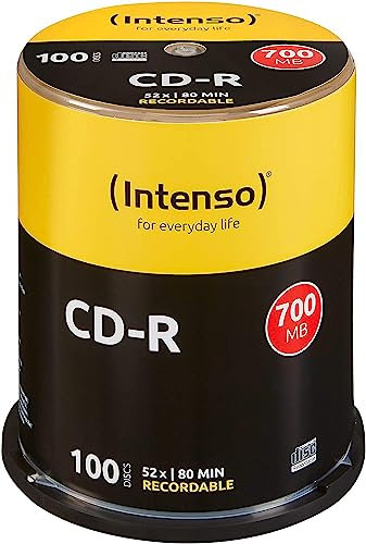 Intenso CD-R 700MB/80min 52x Speed - 100stk Cake Box