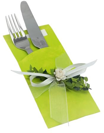 10 Bestecktaschen Hochzeit Taufe Kommunion Konfirmation Verlobung BT002