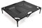 Wiltec Outdoor Hundebett Hundereisebett Schlafplatz Katzenliege L 92 x 77 x 20 cm Schwarz bis 50 kg