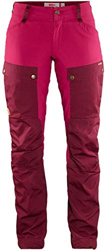 FJALLRAVEN F89852-356-420 Keb Trousers Curved W Reg Dark Garnet-Plum 38