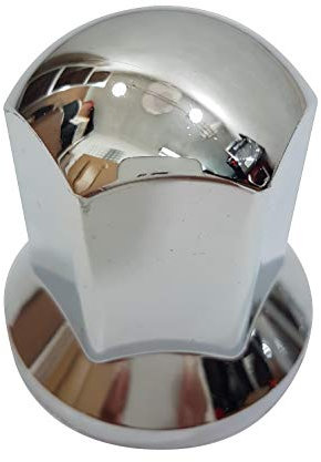 60 Stück x 32 mm Kunststoff Radmutterkappen Chrom Schrauben Abdeckungen Dekoration LKW