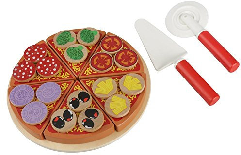 Hölzernes Gemüse Pizza Spielzeug DIY Pizza Spiel Lebensmittel Satz Kinder Küche Rollenspiel Spielwaren pädagogisches für Kinder