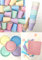 Beautiful Balloons Ice Cream Pastel Rainbow Party Kit! Cups, napkins and plates