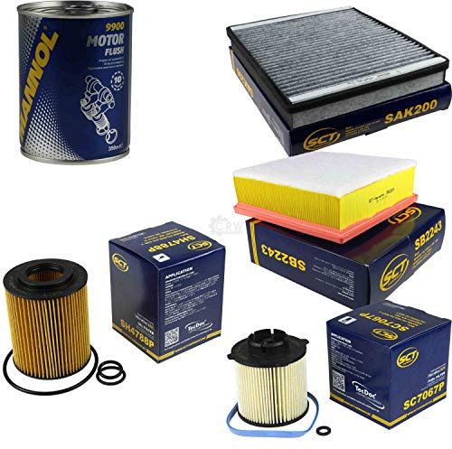Original SCT Inspektionspaket Filter Set + Motor Flush Motorspülung 11595673