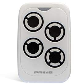 Universal Handsender Prime 433-868 MHz Fernbedienung Garagentoröffner Garagentor (All-White)