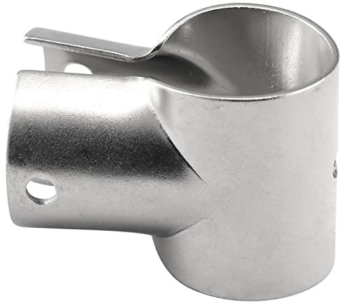 FASTON® T-Verbindung 90° T-Stück Klappbar 22 mm (2 Stück) Edelstahl A4 V4A Rohr Halter Badeplattform Abstützung Badeleiter Rohrschelle Schelle