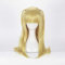 MAOMA Anime Cosplay Perücke,Death Note Misa Amane Perücke,Blonde Long Anime Cosplay Perücke,mit Kostenloser Perückenkappe,für Party Alltag Halloween Perücke Cosplay