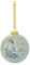 Disney Princess Christmas Bauble Ariel Glass Ornament - 9cm Diameter, Ceramic, Officially Licensed, Festive Disney Decor