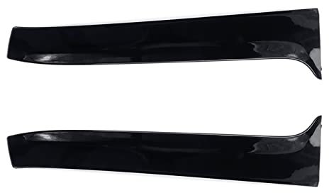 KYGFG Auto Heckspoiler Für VW Für Golf 7 R Für Variant Für Wagen 2014 2015 2016 2017 Paar Heckscheibenseitenspoiler Canard Canards Splitter (Farbe : Gloss Black)