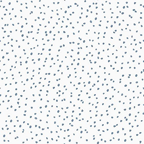 Muriva My Kingdom Blue Dalmatian Speckle Spots Dots Non Woven Wallpaper Feature Wall 10m Roll Blue L99301