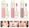 3 Farben Liquid Blush Set für Wangen, Augen und Lippen - Flüssiges Rouge, Matte Wand, Wasserfest - Für Smooth Natural-Looking Finish