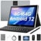 Semeakoko Tablet 10.1 Zoll, 3-in-1 Tablet mit Tastatur, Maus und Stift, 2.4GHZ+5G WiFi, Android 12, 8GB RAM+64GB ROM (1TB TF), Dual Box-Stereolautsprecher, 1280x800 FHD, 6000mAh, 5MP+8MP, Bluetooth