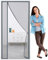 Tenda A Fili - Tenda A Fili Per Esterno - Zanzariera Magnetica Porte - 220x245 cm - Tenda Mosche Per Porta Esterna - Realizzato In Poliestere - Resistente - Non Sbiadisce,grigio