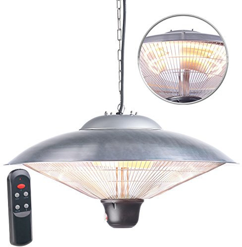 Semptec Urban Survival Technology Infrarotheizstrahler: Infrarot-Decken-Heizstrahler, Fernbedienung (Versandrückläufer) (Quarzheizstrahler, Infrarot-Deckenheizstrahler, LED)