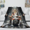 Bellingham Manta Franela Suave - Cobija Cálida para Calmar Y Dormir - Fútbol Manta Acogedora para Envolver Después De Un Día Agotador - Regalo para Uno Mismo 50x60inch(127x152cm)