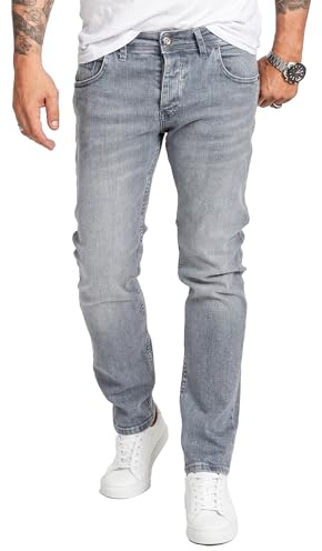 Rock Creek Jeans Herren Hose Regular Fit Stretch Stonewashed Denim M2A