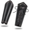 nbeads Mittelalterliche Leder Armschienen, Leder Armschützer Handgelenk Band Schnalle Breite Armschiene Ritter Retro Renaissance Armschützer für Halloween Kostüm Zubehör, Schwarze