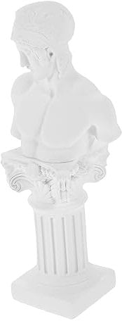 OUNONA 1satz Römischer Säule Und Griechischer Statue Resin Teiliges Deko Schreibtisch Und Für Garten Und Hauswarming-Dekoration