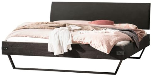 Hasena Factory Line Fabrik Style Bett Lecona 25 Vintage Grey 180x200
