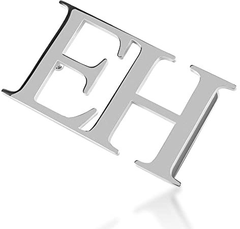 ZqlDDayUP Custom Letter Gürtelschnallen Edelstahl Name Leder Gürtelschnalle Personalisierte Gürtelschnalle Geschenk für Männer Papa Ehemann Großvater Vatertag