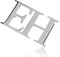 ZqlDDayUP Custom Letter Gürtelschnallen Edelstahl Name Leder Gürtelschnalle Personalisierte Gürtelschnalle Geschenk für Männer Papa Ehemann Großvater Vatertag