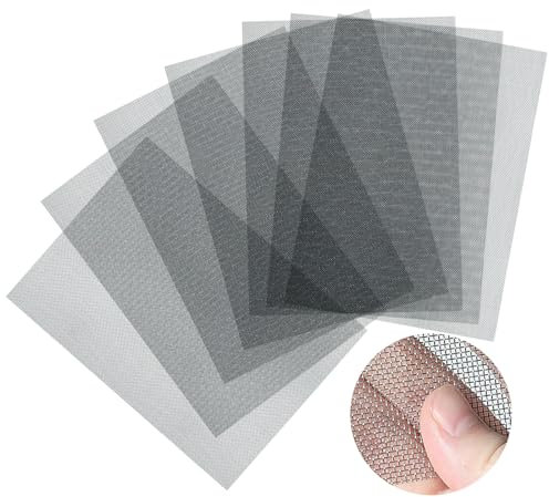 304 Stainless Steel Woven Wire Mesh,Metal Insect Mesh Sheet,Rodent Mesh Sheet,Filter Sheet Drain Cover Mesh,Rodent Proofing Fine Wire Mesh for Home, Kitchen, Garden 7PCS