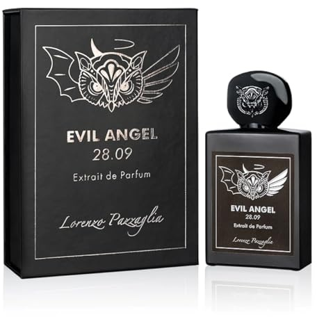 Lorenzo Pazzaglia Evil Angel Extrait Pflegemittel für den regelmäßigen Gebrauch findet Platz in vielen Situationen des Alltags, 50 ml Flasche zur Begleitung von Wellnessgesten